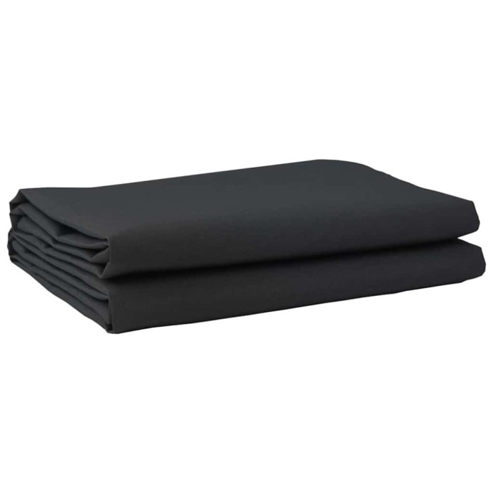 vidaXL Material de &icirc;nlocuire pentru copertină Negru 10 x 1.6 m
