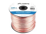 Cablu Difuzor LANBERG 2x1mm&sup2; CCA Transparent SC-2X10-10CC-1000-TR -30&divide;70&deg;C