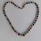 Colier aventurin, agate negre si jad galben