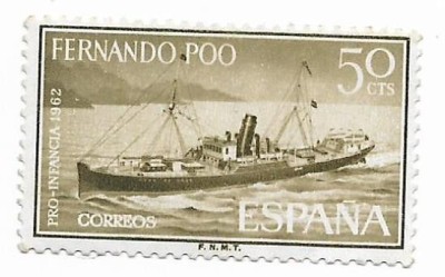 Fernando Po (1) - San Francisco, 1962 - neobliterata foto