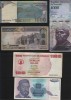Set 5 bancnote de prin lume adunate (cele din imagini) #2, Asia