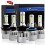 Set 2 LED-uri Auto H4 6500K 72w8000 lumeni, S2