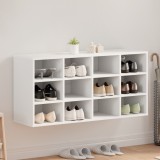 vidaXL Dulap pentru pantofi Alb 52.5 x 30 x 50 cm Lemn compozit