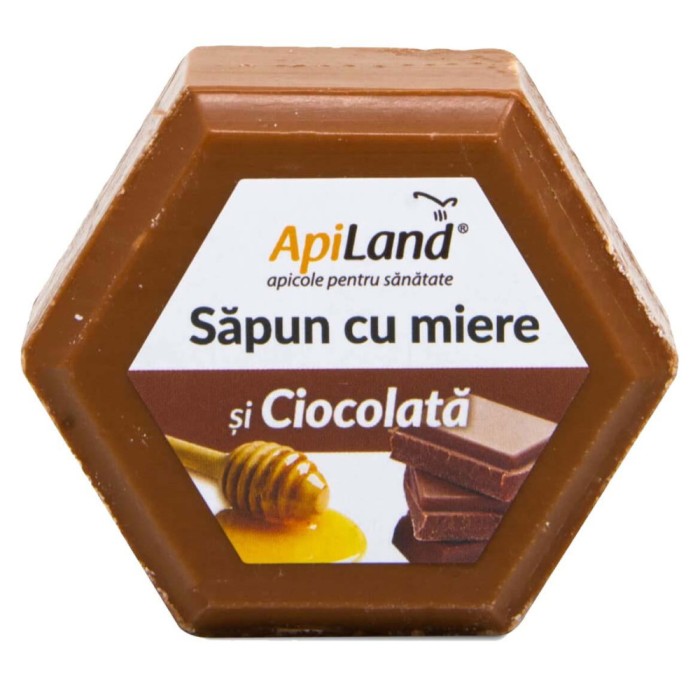 Sapun cu Miere si Ciocolata 100 grame Apiland