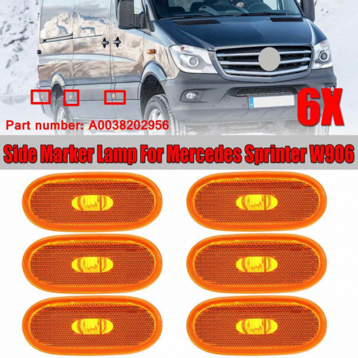 Pachet 6 Buc Lampa Gabarit Am Mercedes-Benz Sprinter 2 2006&rarr; A0038202956