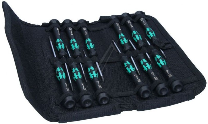 KRAFTFORM MICRO-SET/12 SB 1 SURUBELNITE 12-PIESE IN HUSA PRACTICA 05073675001 WERA