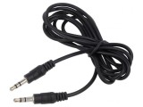 Cablu Audio Jack 3.5mm 1.5m Negru PVC