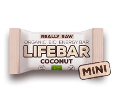 Baton cu cocos raw Lifebar Bio, 25g, Lifefood