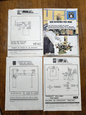 Lot 4 pliante pentru produse fabricate Reghin / R8P2F foto
