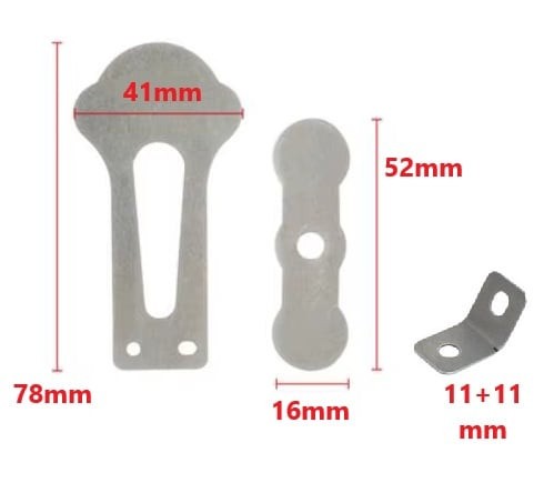 Set placa supapa cap compresor 78.5x41x23mm Mod.Item F (F) CH174