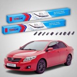 Cumpara ieftin Ștergătoare Toyota Corolla E15 Sedan 2006-2016 | Set Față Flat Premium &ndash; TeamCar&reg;