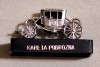 KARETA PODROZNA - trasura - caleasca - masinuta model vechi de epoca anii 1900 - jucarie din plastic