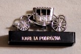 KARETA PODROZNA - trasura - caleasca - masinuta model vechi de epoca anii 1900 - jucarie din plastic