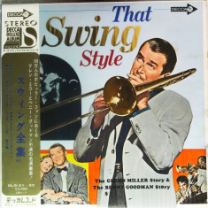 Vinil 2xLP "Japan Press" Glenn Miller, Benny Goodman – That Swing Style (VG)
