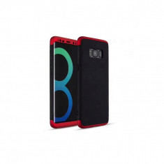 Husa Iberry 3in1 Fit Negru cu Rosu Pentru Samsung Galaxy S8 Plus G955
