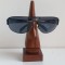 Ochelari-suport, Unicat-noutate opera de arta decorativa, sculptura in lemn teak