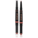 Catrice Lip Artist Matte Lipstick &amp; Liner ruj + creion contur pentru buze cu efect matifiant culoare 010 Always Together 1.74 g