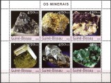 Guineea Bissau 2003, Minerale, serie neuzată, MNH