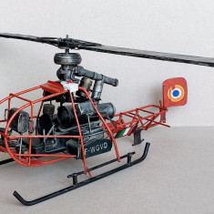 Macheta metalica elicopter F-WGVD, model italian 1953, elicea 60cm se invarte