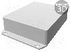 Carcasa aluminiu, 121mmx145mmx39mm, IP65, HAMMOND - 1590WXXFL