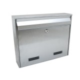 Cutie postala, inox, argintiu, format C4, 36x9x29 cm, Damech GartenVIP DiyLine