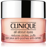 Clinique All About Eyes&trade; crema de ochi &icirc;mpotriva ridurilor și a cearcănelor &icirc;ntunecate 15 ml