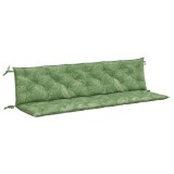 Cumpara ieftin Perne banca de gradina, 2 buc, 200x50x7cm, model frunze, textil