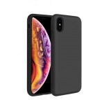 Husa silicon soft-touch compatibila cu Apple IPhone Xs Max, Negru, ALC MOBILE