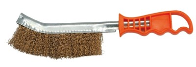 Perie de sarma din alama cu maner din plastic VOREL foto