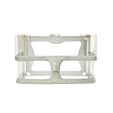 Pătuț Bebe 3in1 Multifuncțional LEXI, Gri, Adaptabil la Pat, 120x65 cm, cu Saltea Inclusă, Siguranță Maximă, Confort