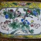 Lot de doua vase mici emailate realizate in China, circa 1950