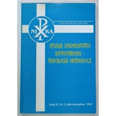 STUDIA UNIVERSITAS SEPTENTRIONIS , THEOLOGIA ORTHODOXA , REVISTA NR. 2 , 2012