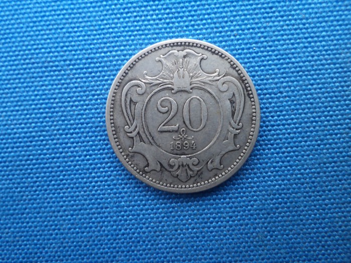 20 HELLER 1894 AUSTRIA