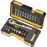 Felo XS 33 StrongBox - Set capete de insurubare mixt 33 bucati prelungitor insurubare cheie cu clichet