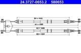 ATE 24.3727-0653.2 Cablu, frana de parcare