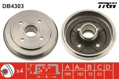 TRW DB4303 Tambur frana