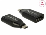 Adaptor USB-C la Displayport (DP Alt Mode) 4K 60Hz HDR T-M, Delock 64151