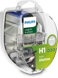 Set 2 Becuri Far H1 55W 12V Long Life Ecovision Philips 95214 12258LLECOS2