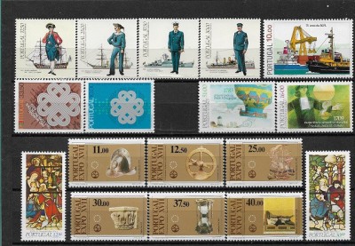C297 - lot timbre Portugalia neuzate,perfecta stare,serii complete foto