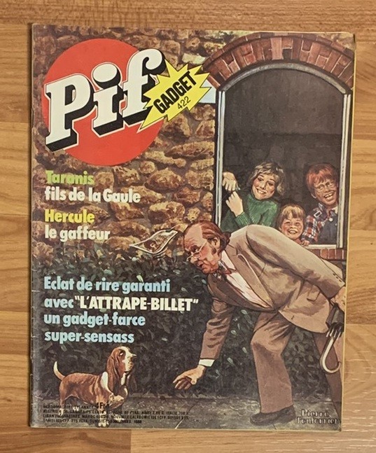 Revista Pif Gadget, nr. 422 (aprilie 1977). In limba franceza