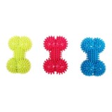 Set 3 jucarii de mestecat pentru caini, in forma de Os, multicolore
