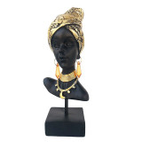 Cumpara ieftin Statueta decorativa, Femeie Africana, 24 cm, 536H
