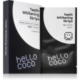 hello coco PAP+ Teeth Whitening Strips benzi pentru ablirea dintilor pentru dinti 14 buc