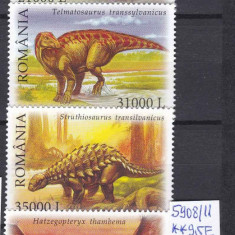 2005 Dinozauri din Tara Hategului Romania LP1675 MNH Pret 2,7+1Lei