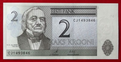 Estonia 2 krooni 2007 UNC necirculata ** foto