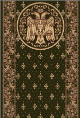 Traversa Covor Lotos 15032 Latime 120 cm - 120x200, Verde foto