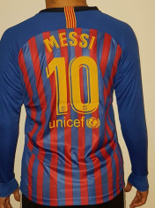 Tricou maneca lunga FC BARCELONA,10 MESSI,model 2018 foto