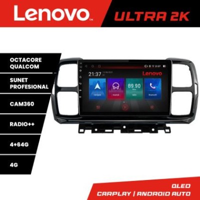 Navigatie Citroen C5 Aircross Android radio gps internet 8 core QLED Qualcomm 4+64 360 Lenovo CarStore Technology foto