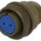 Conector circular 16S, 2 pini, oliv