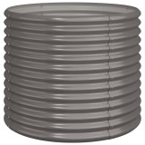 Cumpara ieftin Jardiniera gradina gri 80x80x68 cm otel galvanizat